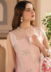 Stella By Mahnur Embroidered Lawn 3 Piece Unstitched Suit MN25S D-01A MARIBELLE